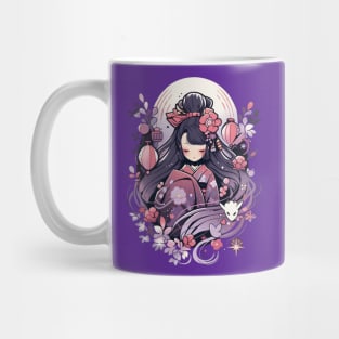 Lunar Geisha Doll Mug